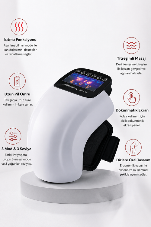 L-Elite™  Isıtmalı ve Titreşimli Akıllı Diz Masaj Cihazı